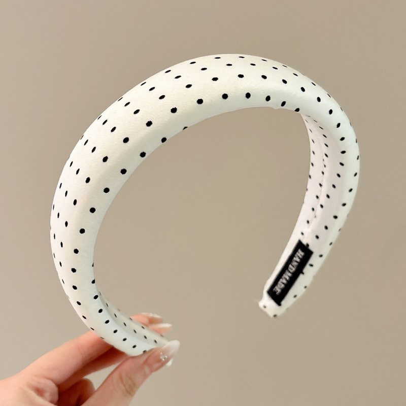 Diadema alta para mujer, nueva colección 2026, accesorio para el cabello estilo Chanel francés, elegante banda ancha para el cabello.