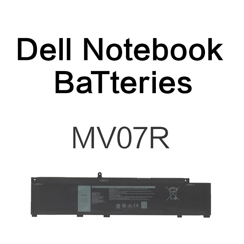 MV07R battery is suitable for Dell Inspiron14-5490, G3 3590, 15PR series laptops