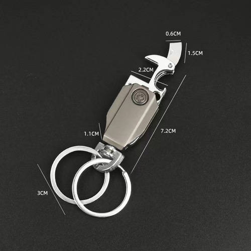 Fingertip spinning keychain, multifunctional bottle opener, detachable express knife, free laser logo