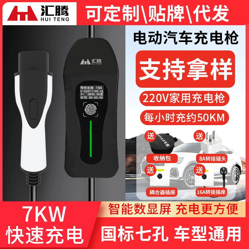 Новая энергия электромобиля зарядный пистолет свая Бытовая 7kw BYD Yuan Song Dolphin Qin Eian Dongfeng Геометрия