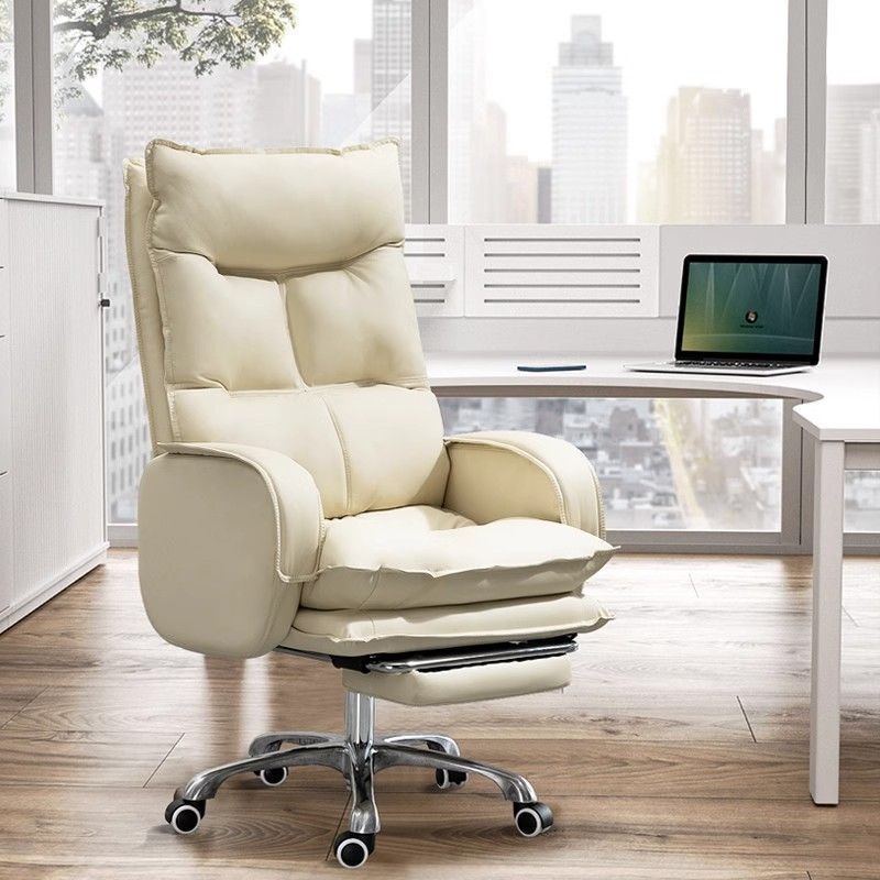 Computer Chair, Home Comfortable Sedentary Office Chair, Reclining Sofa Seat, Boss Chair, Dormitory E-Sports Chair, Swivel and Reclining