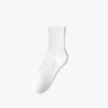 White high boots, knee socks