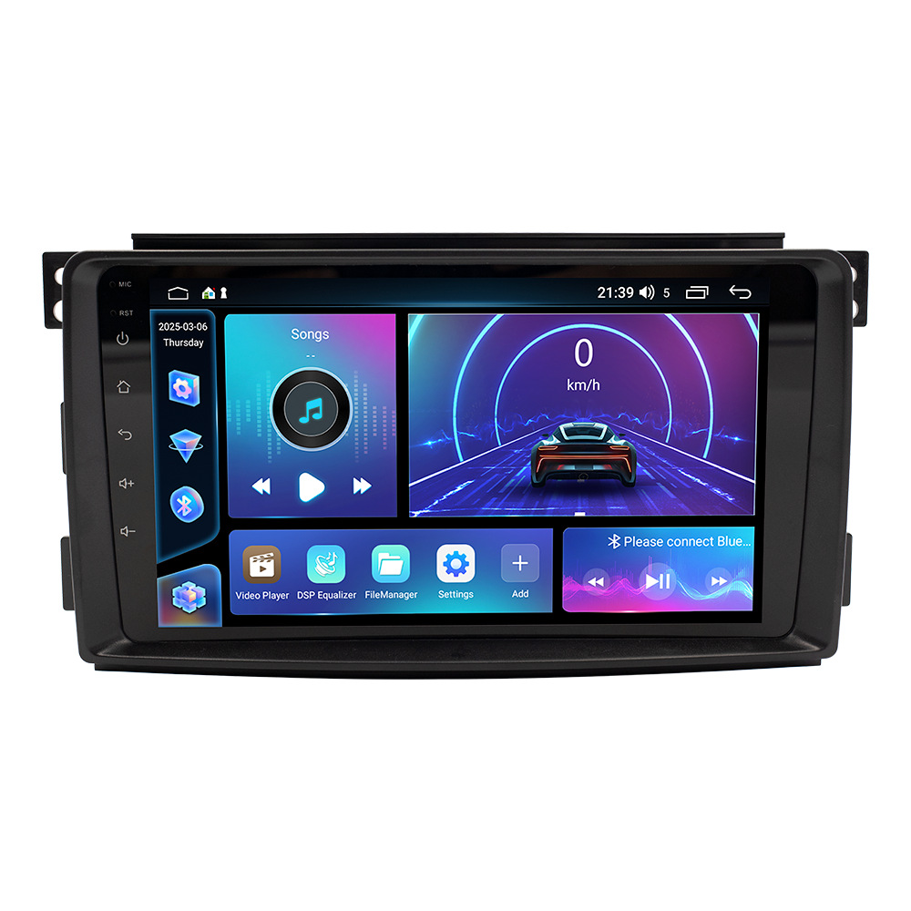 Aplicable a 05 - 10 Mercedes-Benz Smart Android vehículo de navegación integrado FangYitong cuatro núcleos / ocho núcleos motor