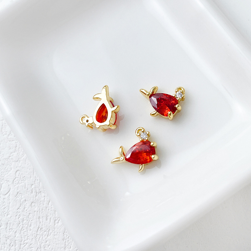 4g Weight Pendant Jewelry Making Type 18K Gold Plated Plating Material DIY Jewelry Accessories Classification 1 Piece Quantity Copper Material Starfish, Dolphin Pattern Plating Design Retro, Marine Style Style 1 Piece Copper 18K Gold Plated Starfish Dolphin Pendant 15