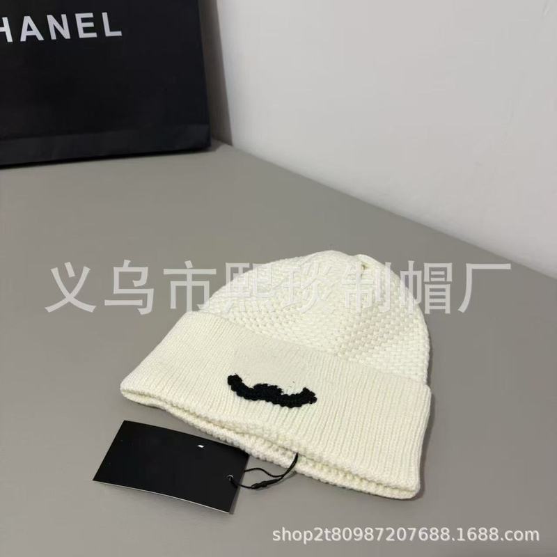 Xiaoxiangfeng ダブル C ハットの正しいバージョン、秋冬の暖かいフレグランスおばさんウール帽子、男性と女性用、多用途の有名な帽子|undefined