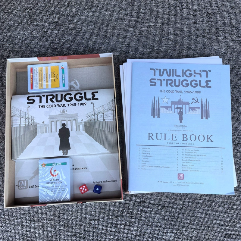 Английская версия Twilight Struggle Twilight City Struggle роскошная версия шахматной настольной игры для вечеринки