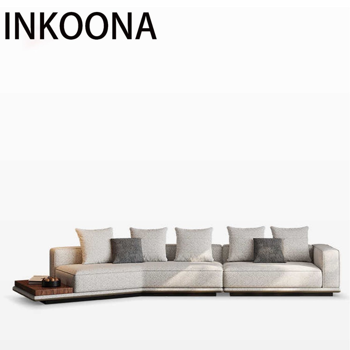 INKOONA地平线布艺沙发别墅大平层客厅意大利设计师意式极简沙发