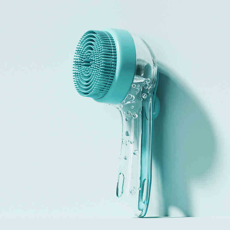 손잡이 목욕 브러쉬 [블루]