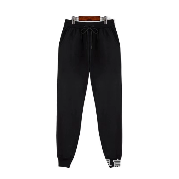Black - terry sweatpants