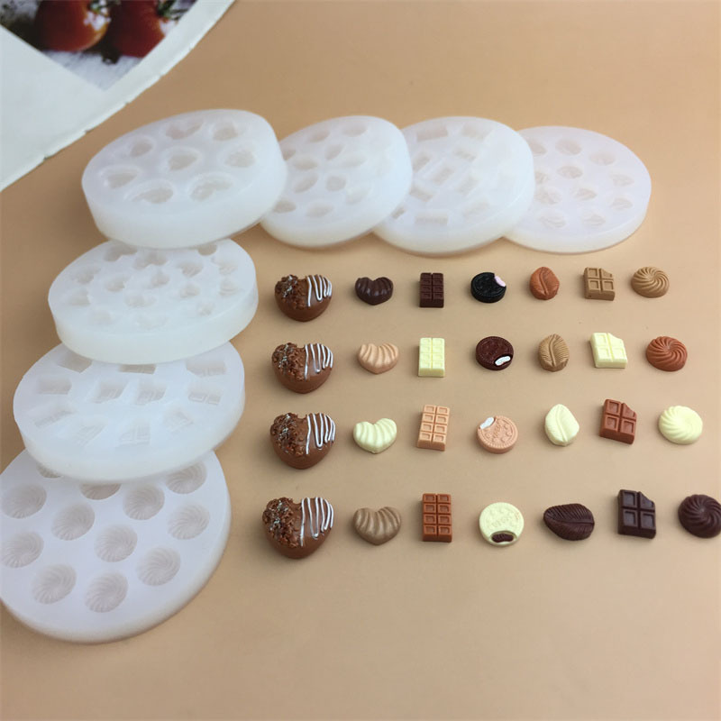 ミニdiyクッキー愛長方形円形葉チョコレートシリコン金型砂糖ケーキ装飾焙煎|undefined