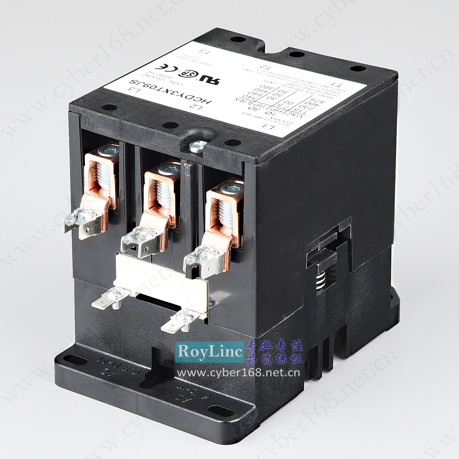 120V 90A HCDY3XT09JS 大负载 船用 炼钢设备 美式三相交流接触器