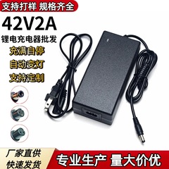 厂家42V2A两轮电动车平衡车充电器36V滑板车电单车锂电充电器变灯