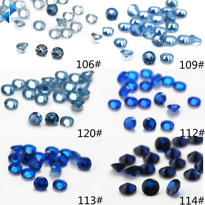 0.8Mm~3Mm Round Synthetic Spinel Wuzhou Artificial Sapphire, High Temperature Resistant and Does Not Change Color, for Jewelry Inlay 0.8Mm~3Mm Round Synthetic Spinel Wuzhou Artificial Sapphire, High Temperature Resistant and Does Not Change Color, for Jewelry Inlay