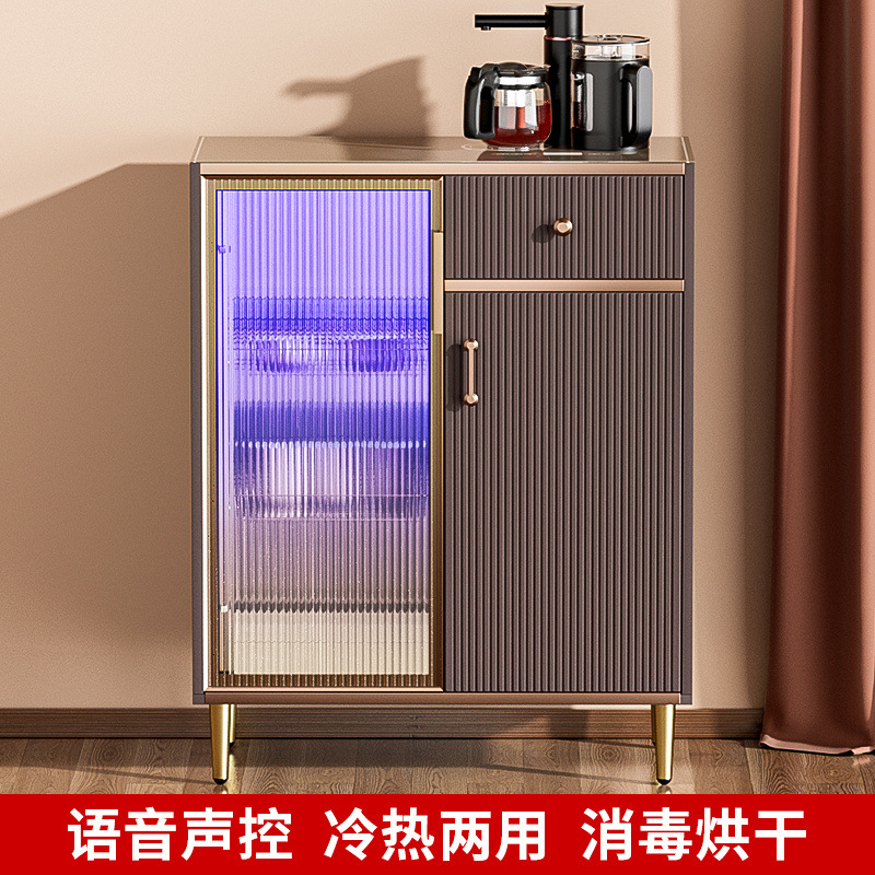 2025 nueva máquina de bar de té de madera sólida alta gama sala de estar inteligente totalmente automática gabinete de comedor casero dispensador de agua comercial