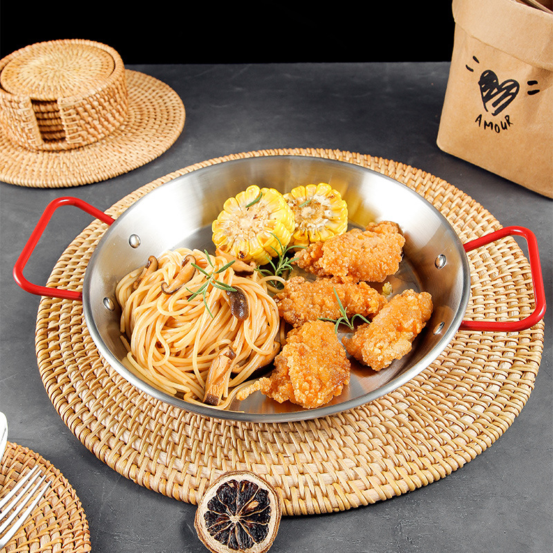 Cojín de aislamiento de caña vietnamita, almohadilla de mesa de comedor doméstica resistente a altas temperaturas, almohadilla de mesa china, almohadilla de taza de té, almohadilla de platos de comedor