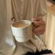 High Yan Value Stacking Cup Ins Puppy Mug High Yan Value Little Red Book Same Style Ceramic Cup
