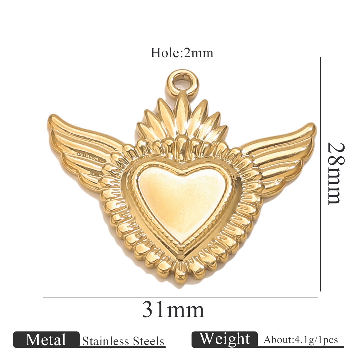 Acero inoxidable de alta moda sol amor oro 18K colgante accesorios collar de brazalete acero titanio accesorios de joyería DIY