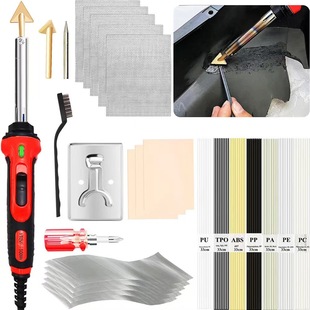 Cross-border direct supply of plastic parts repair trowel repair tool set 100W car bumper repair welding torch