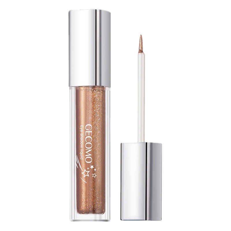 Gymon Streamer Brilliant Color Eye Shadow Liquid Flash Pearl Brightening Highlight Silkworm Monochrome Sequin Liquid Eye Shadow Cross Border