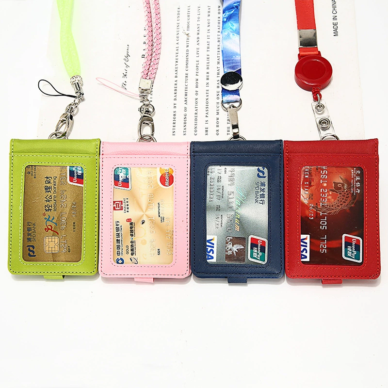 Card cover multi -functional document work permit cortex cricket identification card clip bank card bus card set