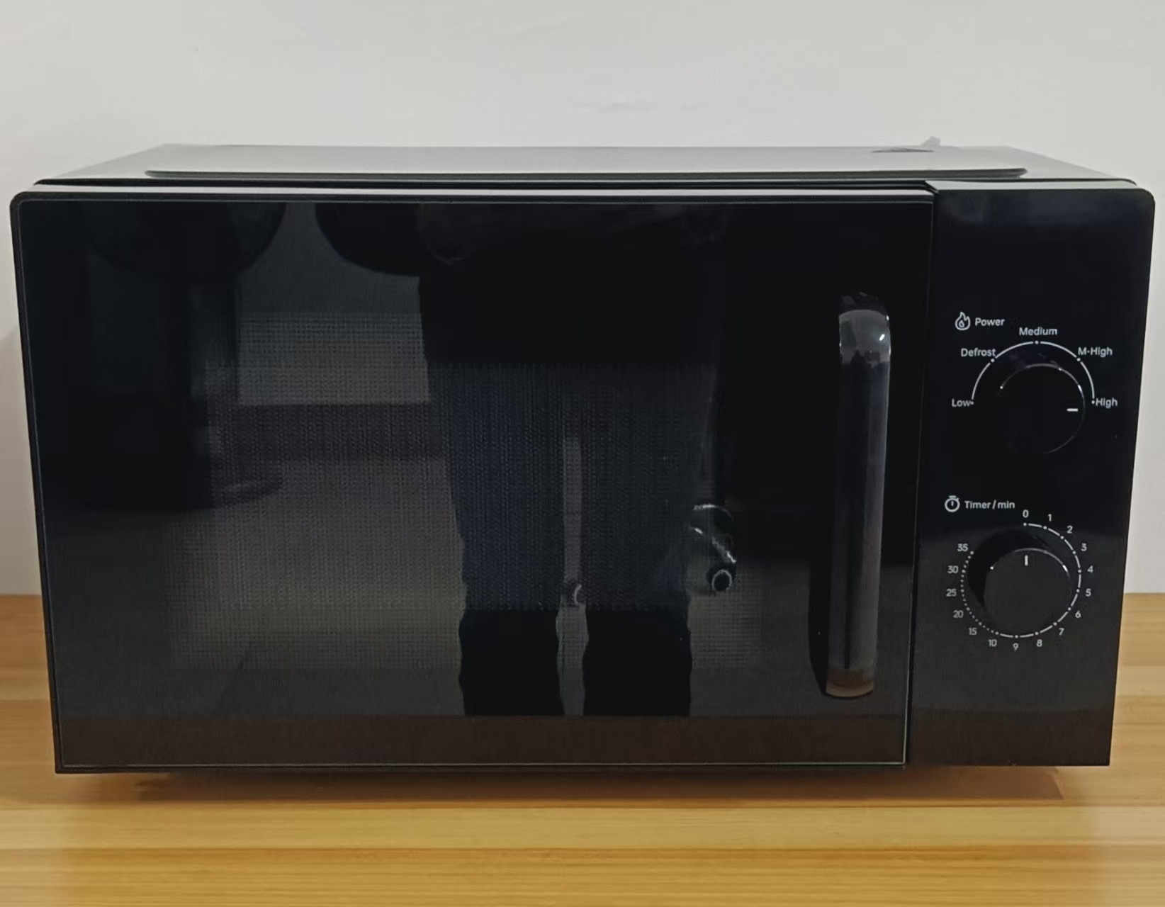 Mikrowellenherd im europäischen Stil, 20 Liter, mit Drehteller, Heiz- und Timerfunktion_voghion.com