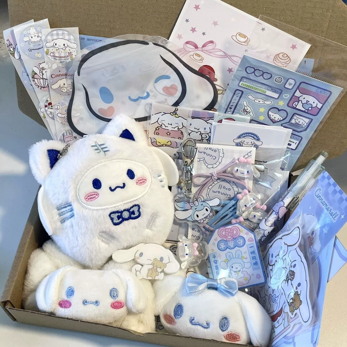 Sanrio, милый мультяшный кулон, кукла, плюшевый брелок для сумки, брелок на ключи, подарок на день рождения