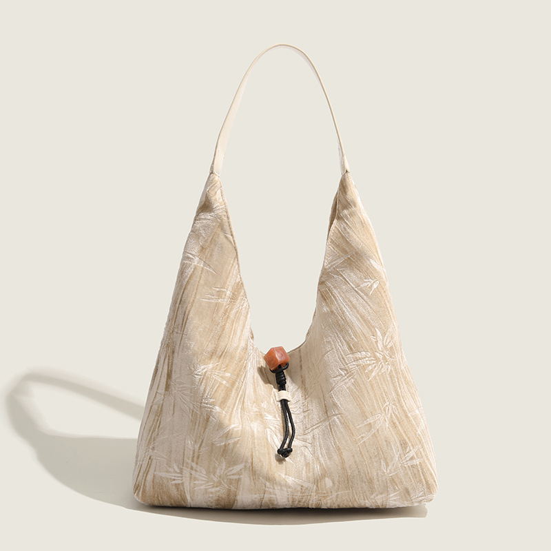 新中式江南文艺国风包包女 古风托特包夏天大容量单肩手提腋下包