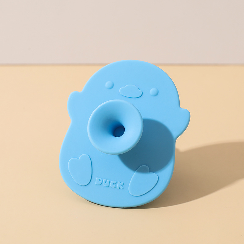 Cepillo de champú de silicona para bebés Cepillo de limpieza de baño para bebés multiusos Cepillo de masaje de descalcificación para bebés