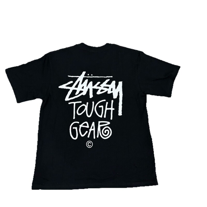 Stussy Stussy メンズ レディース 半袖 230g Tシャツ 夏 メンズ ルーズ ヘビーウェイト 高品質 Tシャツ スクリーン印刷|undefined
