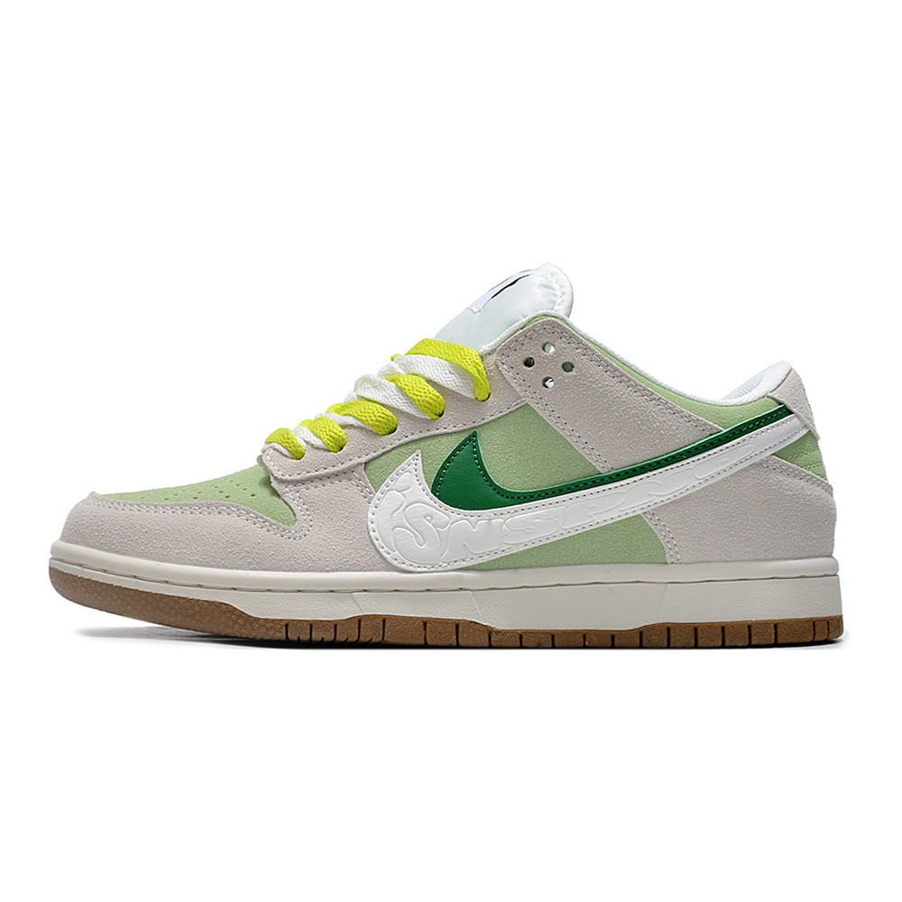 Naik oficial dunk sb Green Apple Low-top AJ1 Air Force One AF Putian Shoes Zapatos para hombres y mujeres Deportes para estudiantes Pure Original