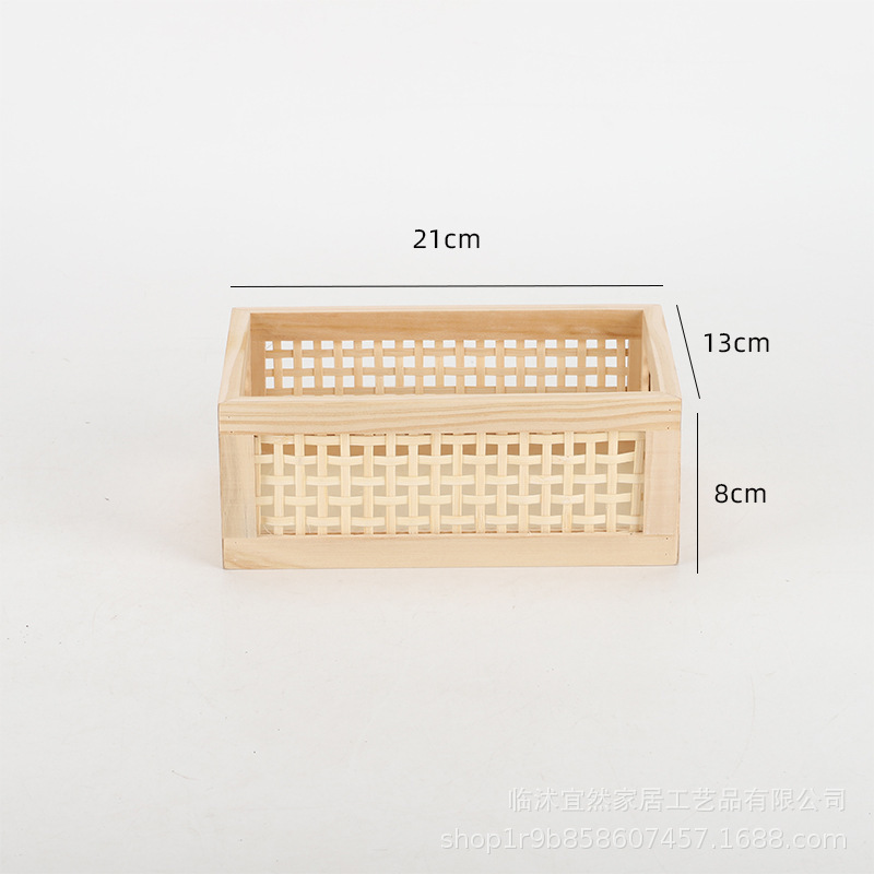 Canasta de escritorio de nuez transfronteriza sala de estar caja de almacenamiento de libros cajón de madera sólida oficina caja de madera