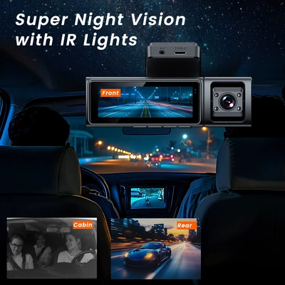 Driving recorder F9 High-Definition Wide-Angle Starlight Night
