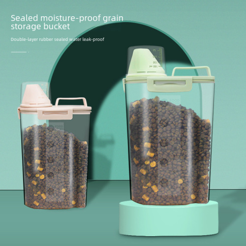 Cat food and dog food storage barrel pet food storage sealed moisture-proof box storage box storage tank small fresh-keeping container 6
