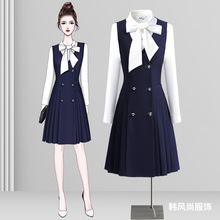 2025新款职业套装女时尚气质女神范工装连衣裙通勤前台工作服秋季