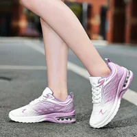 Дышащие спортивные кроссовки, фиолетовые, комфортная универсальная мягкая пятка для отдыха