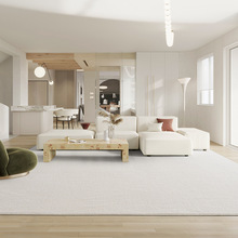 通兴港龙CARPET意式极简新西兰羊毛客厅地毯素色茶几毯高级灰纯色