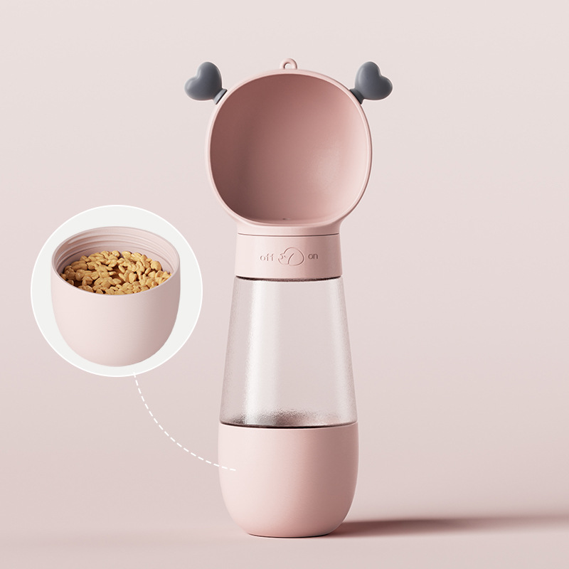 Pingüino excursión botella de agua perro salida taza de agua gato viaje portátil dispensador de agua para mascotas viajes botella de agua suministros