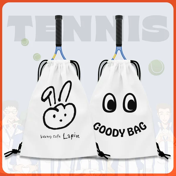 Funny and Cute Tennis Bag New Style Simple and Fashionable Tennis Racket Bag Trendy Printed Student Outdoor Sports Backpack