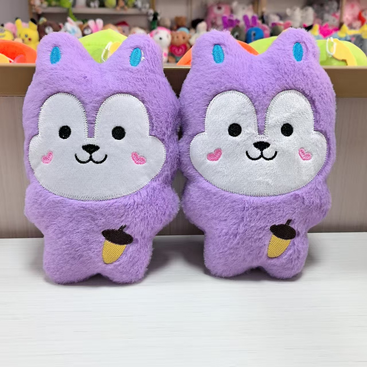 Peluş Oyuncak 20cm Civarı Sekiz İnçlik Basit Tasarım Vinç Makinesi Figürü Düğün Atma Şirket Festival Peluş Oyuncak