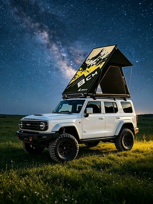 Avtomobil dam çadırları 8cm Aluminum Alloy Roof Tent