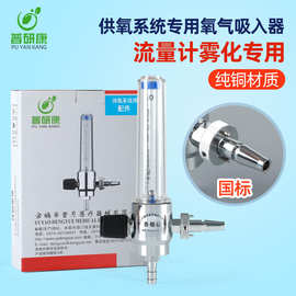 医院门诊中心供氧墙式雾化表流量表供氧系统设备带雾化流量计