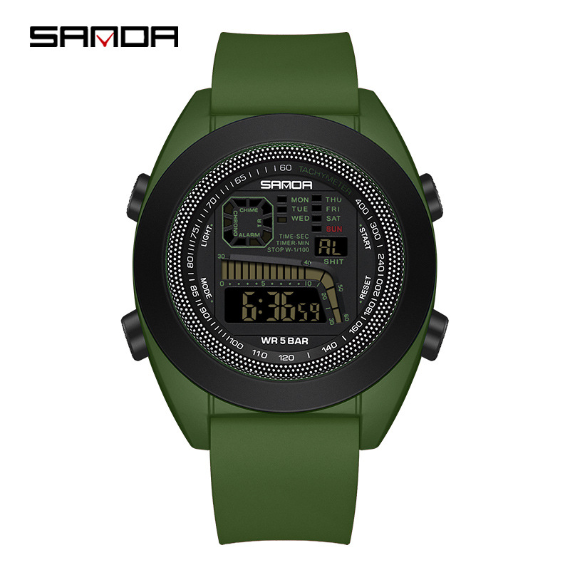 Sanda New Electronic Watch Fashion Trend Outdoor Sports Youth Student Watch All-match Men's and Women's Watch