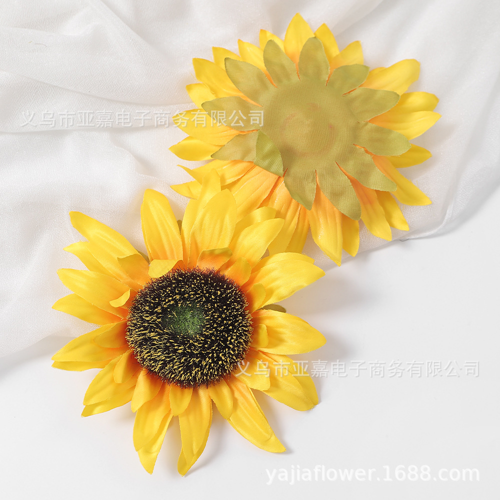 해바라기 15cm 잎