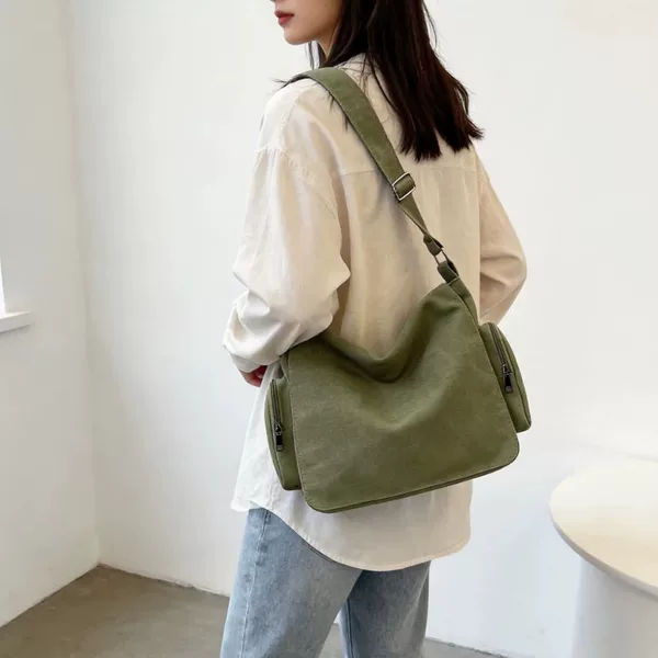Commuting Bag, Fashionable Single-Shoulder Large-Capacity Versatile Crossbody Bag, Unisex