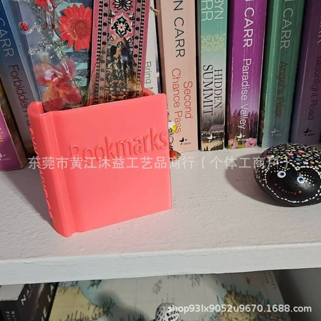 3D Printed Book Shaped Bookmark Holder Cross-border 3D Printed Bookshaped Bookmark Holder