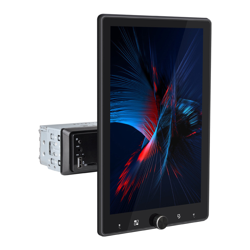 10.4 inch Carplay single ingot MP5 player 360 Rotating capacitive touch screen car Bluetooth radio