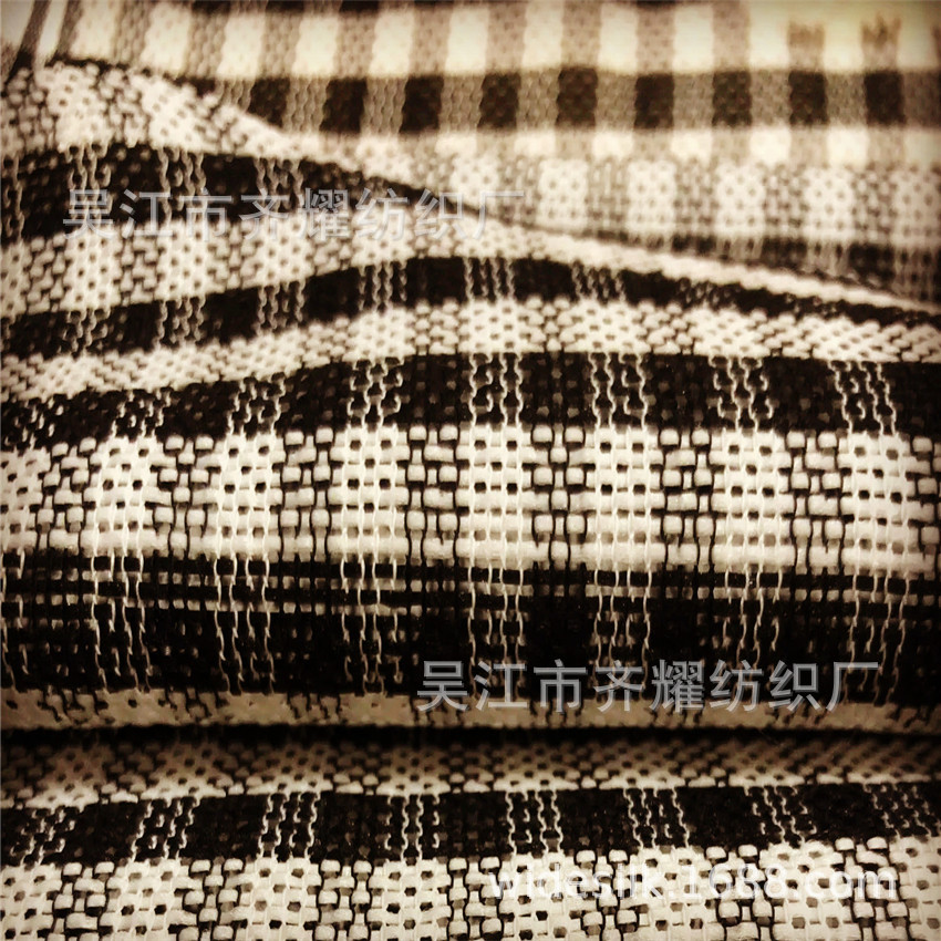 全涤绞综纱罗肌理感提花面料花罗人丝大提花透孔网纹时装面料