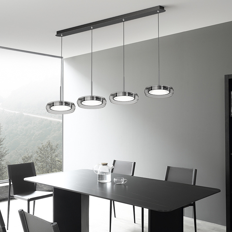 Lámpara de sala de estar nórdica de espectro completo minimalista italiana moderna lámpara de comedor lámpara de bar lámpara de comedor de lujo