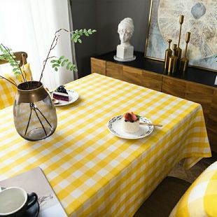 Желтая розовая скандинавская ткань, современный журнальный столик