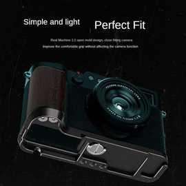 图片色 材质:铝合金+黑檀木 相机兔笼L快装板 拓展框 适用于富士